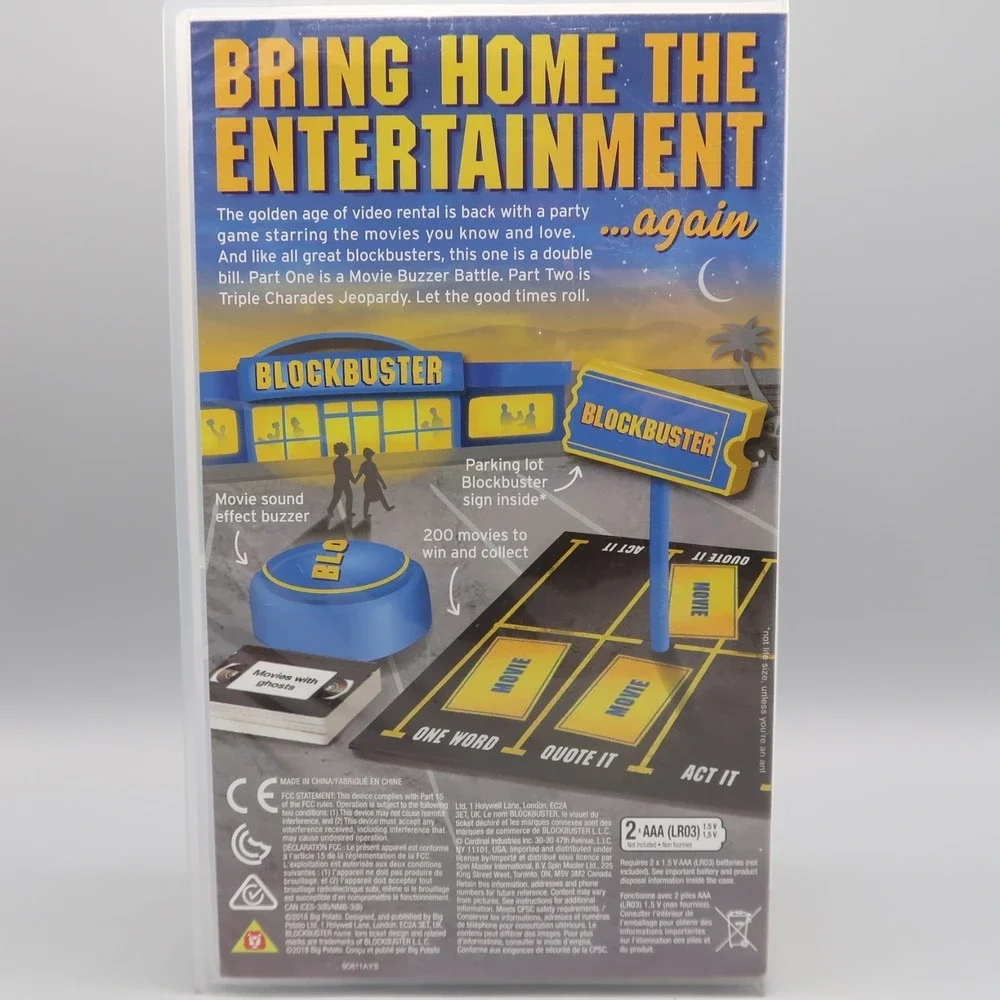 Blockbuster The Game Video Rental is back 90s Family Fun Ages 12+